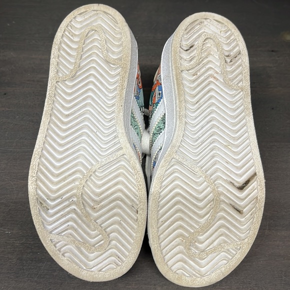 Kids unisex jungle print Ortholite adidas sneakers - Picture 4 of 4